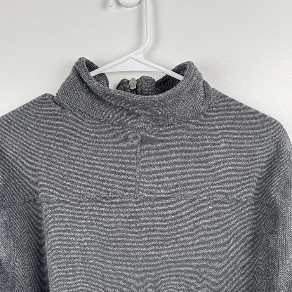 The North Face Sweatshirt Mens Large Gray 1/4 Zip Pullover Lightweight Outdoor